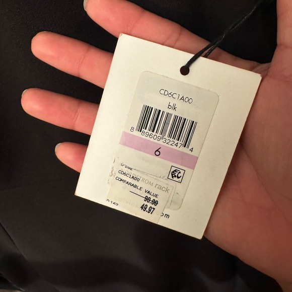 Calvin Klein Women's Sleeveless Scuba Sheath Dress With Princess Seam - Picture 3 of 3